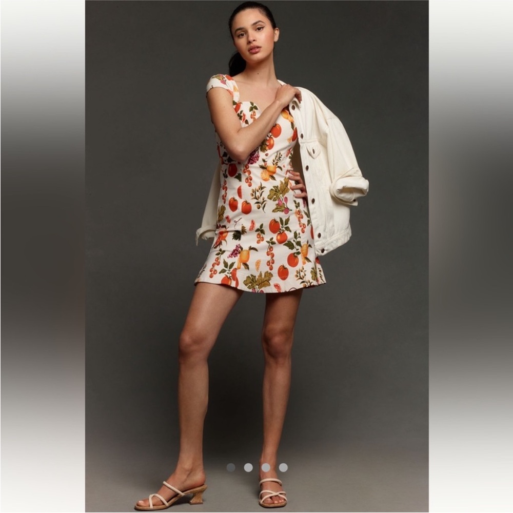 NWT Maeve Cecily Fit & Flare Sweetheart Mini Dress - Size S - Anthropologie